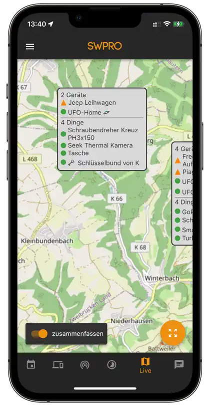 SWTracker mobile app screenshot 5