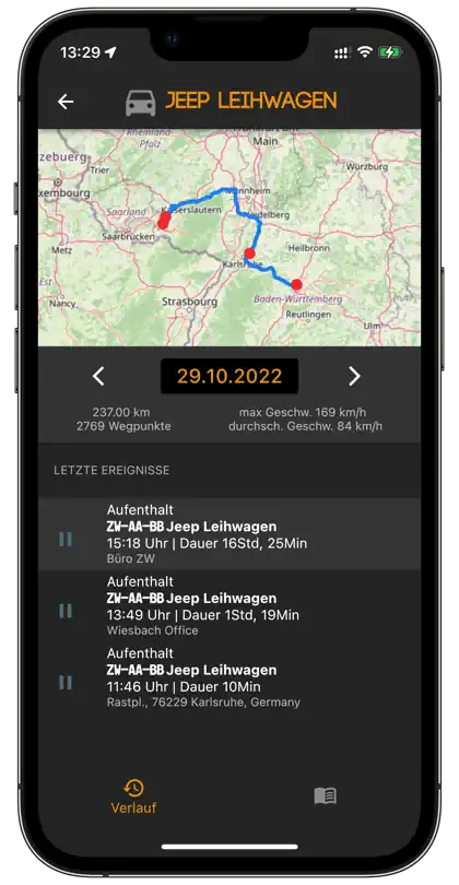 SWTracker mobile app screenshot 6